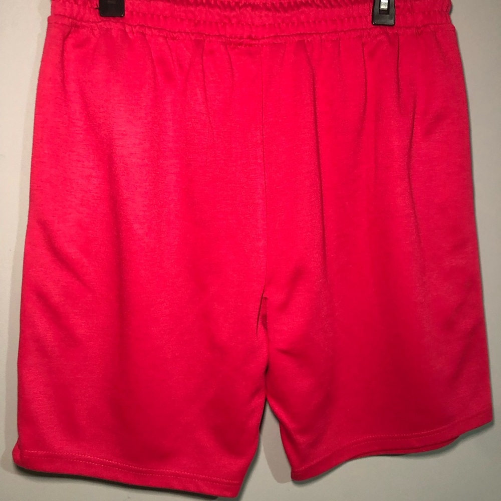 Men's Athletic Drawstring Shorts in Hot Pink - Picture 5 of 6